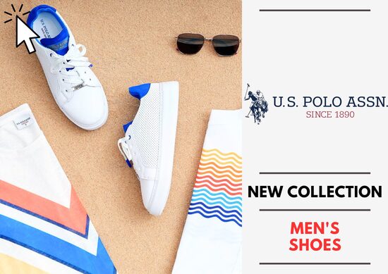 U.S. POLO ASSN MEN'S SNEAKER COLLECTION - WITH SIZE RANGE FROM  19,50 € / PIECE